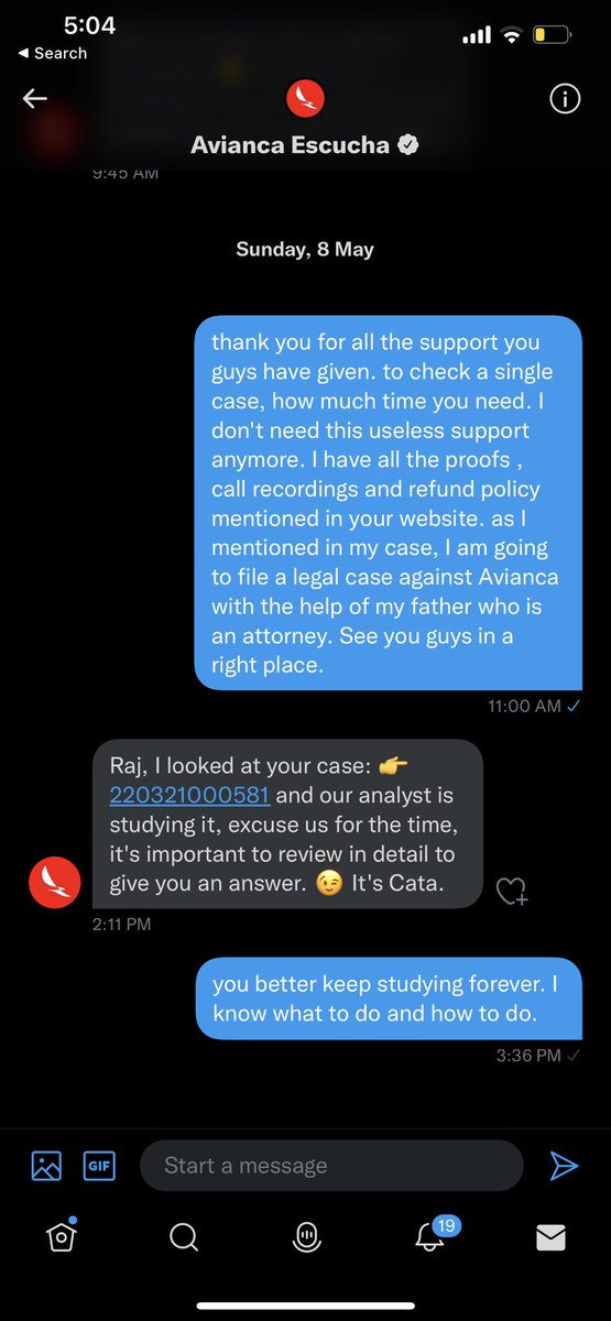 jonahvelor's tweet photo. @AviancaCAM @AviancaNAM raised a refund request Feb3rd week.this is how avianca analyses a single ticket for almost 3months. it's every passengers right to get the refund when the cancellation is done within 24hours of booking. never book your tickets with them. they took my 700$ https://t.co/Ki0wVC1Ei3