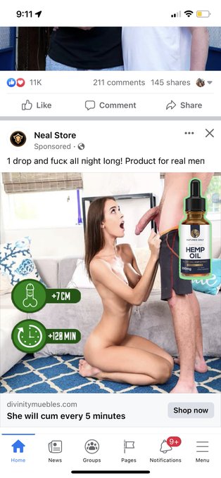 So I was scrolling through FB yesterday &amp; saw this paid advertisement WTF😲  It&rsquo;s crazy because I can&rsquo;t