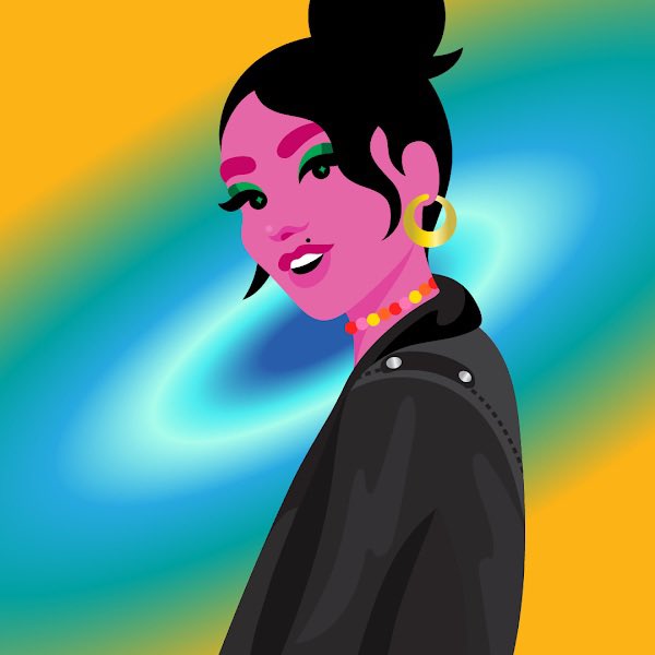KeaVerse's tweet photo. Frens!  Help me decide:  keep @MyBFF rainbow ivy as my profile pic or update to the leather jacket top-knot?  In love with them, both … 

#bestkindsofproblems #mybff #findyourbff #encuentratubff https://t.co/CJ6ylBhioc