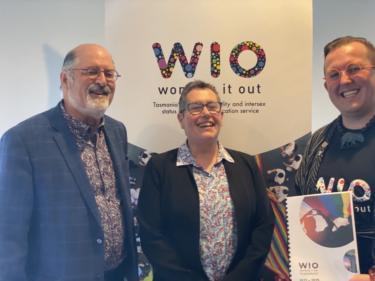 The Working it Out Strategic Plan was launched today at the annual IDAHOBIT breakfast by CEO Lyn Jarvis and Board Chair Jacob Miller #inclusion #respect