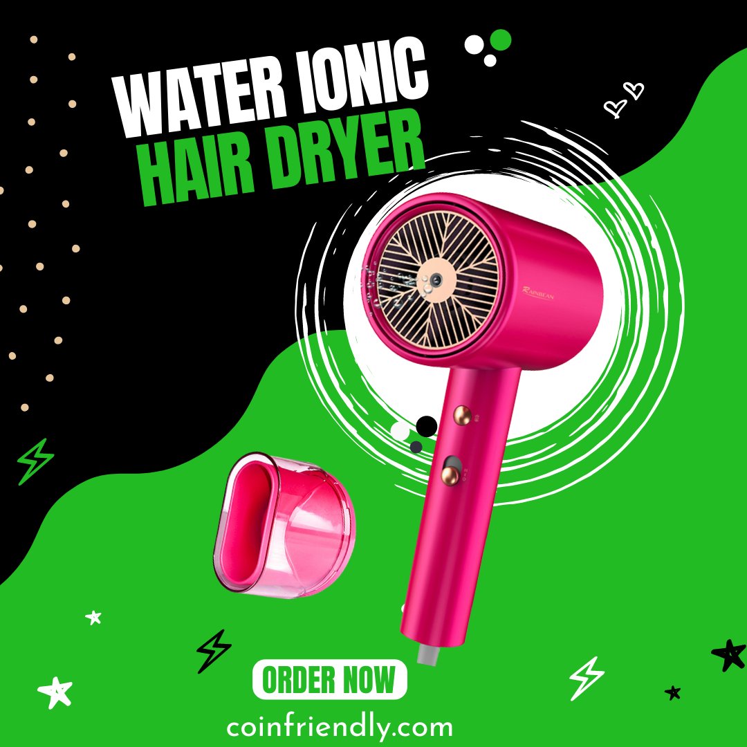 CoinFriendly_'s tweet photo. A professional hairdryer that uses the improved water ionic patent technology will release 10 million water ions to maintain the moisture balance inside the hair when blowing.
.
.
𝐒𝐡𝐨𝐩 𝐍𝐨𝐰: https://t.co/KVBEyGv9Wi
.
.
#coinfriendly #ecommerce #electronics #gaming #health https://t.co/dA4hZaEBav