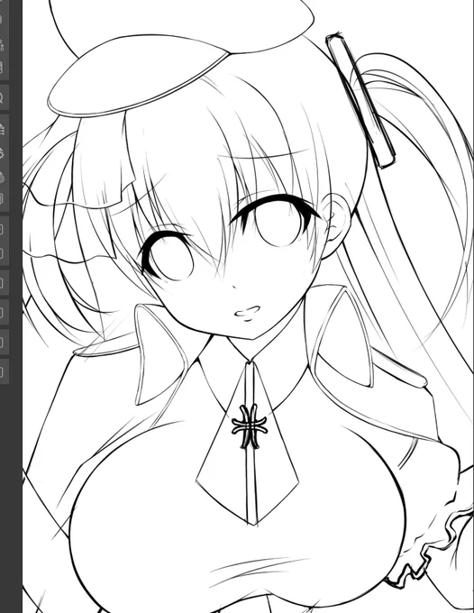 ちまちまと描いております。今週には上げたい、、、 
