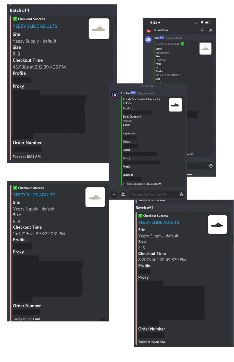 Krypto flips (@krypto_flips) on Twitter photo Secured over 100 pairs of slides for our ACO customers today!!
Thanks to… Kanye of course!
Bots: @wrathsoftware <a href="/ValorAIO/">Valor</a> <a href="/MEKRobotics/">MEKAIO</a> <a href="/TohruAIO_/">Tohru AIO</a> <a href="/tricklebot/">TRICKLE</a>
Proxies: <a href="/KryptoProxies/">Krypto Proxies</a> <a href="/DonutProxies/">DONUT_proxies</a> <a href="/WhopIO/">Whop</a> <a href="/BreadProxy/">BreadProxy</a> @OculusProxies <a href="/chefproxyio/">Chef Proxies</a>
ACO server: @Krypto_Aco Secured over 100 pairs of slides for our ACO customers today!!
Thanks to… Kanye of course!
Bots: @wrathsoftware <a href="/ValorAIO/">Valor</a> <a href="/MEKRobotics/">MEKAIO</a> <a href="/TohruAIO_/">Tohru AIO</a> <a href="/tricklebot/">TRICKLE</a>
Proxies: <a href="/KryptoProxies/">Krypto Proxies</a> <a href="/DonutProxies/">DONUT_proxies</a> <a href="/WhopIO/">Whop</a> <a href="/BreadProxy/">BreadProxy</a> @OculusProxies <a href="/chefproxyio/">Chef Proxies</a>
ACO server: @Krypto_Aco