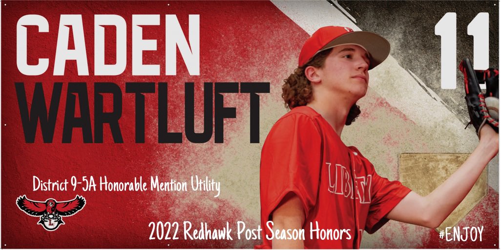 LHS_RedhawkBSBL's tweet photo. 🙌POST-SEASON AWARDS 🙌

Thank you Caden Wartluft for your commitment to the program and what it means to be a Redhawk! We are proud of you!

District 9-5A All-District Utility (HM)

#ENJOY https://t.co/mjKPLgKO7R