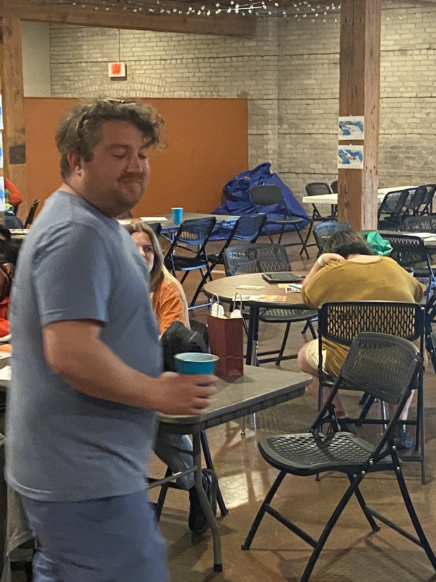 RadosevichPete's tweet photo. At the REACH community event. It’s a great program; local, helping kids. Dakota’s been an effective leader. https://t.co/eJeLutnflf