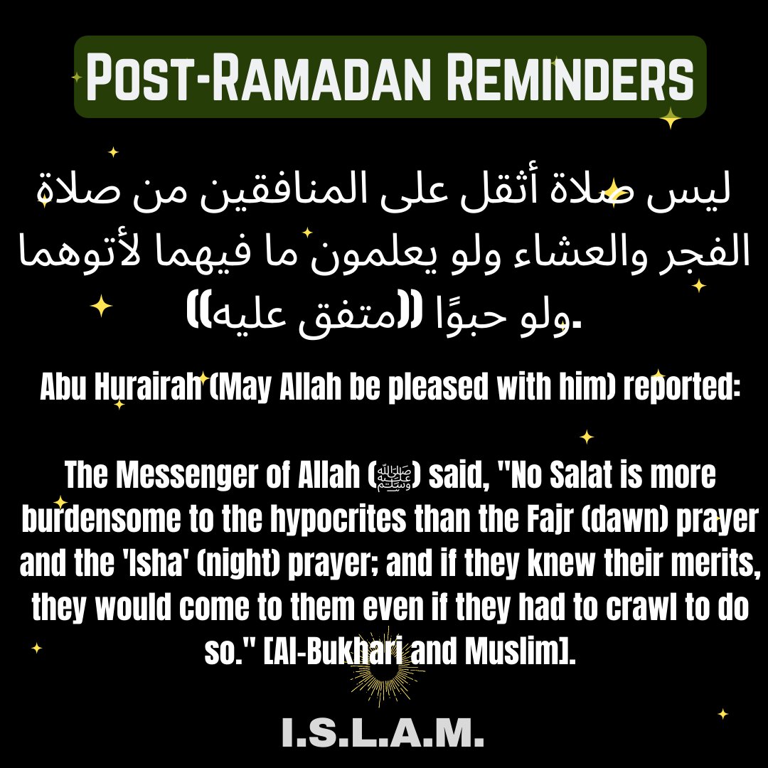 islamtheorg's tweet photo. Monday Night Reminders: Post-Ramadan
------------
Do Not Abandon the Massajid 
------------
"And remind, for indeed, the reminder benefits the believers." (Quran 51:55 https://t.co/scqxpEvcKK
