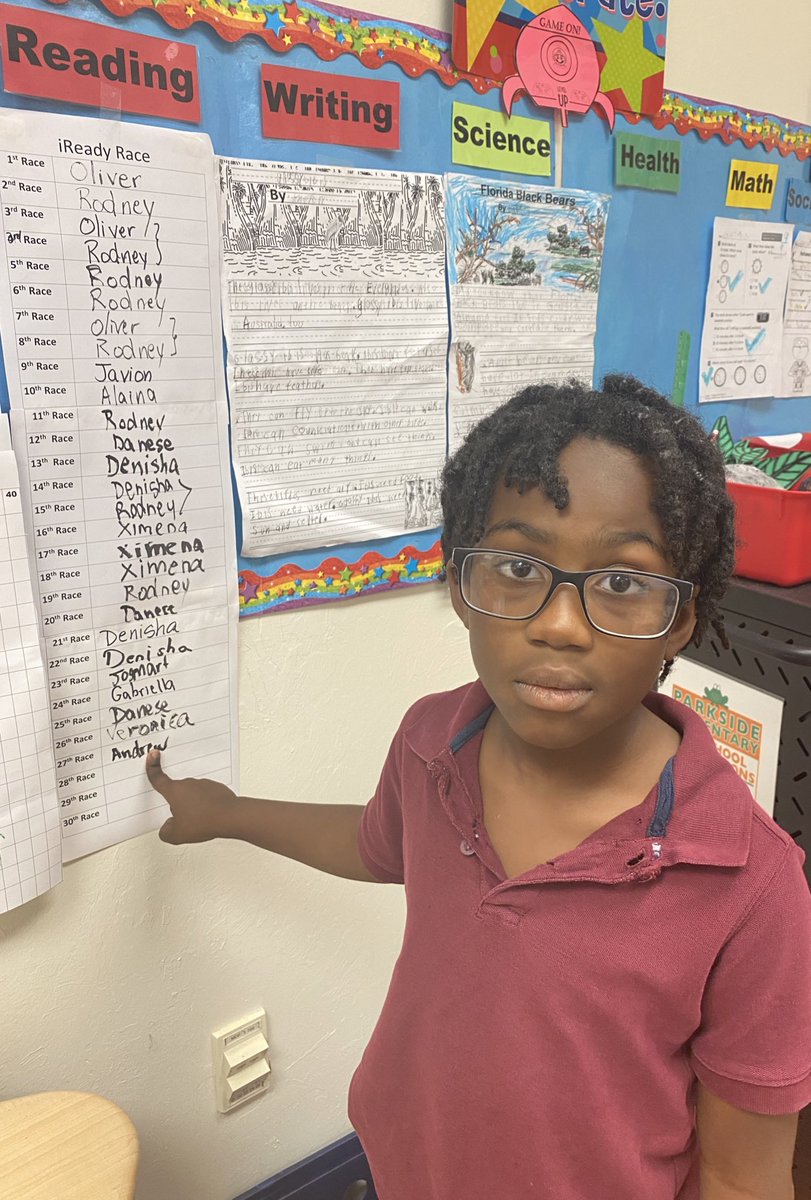 MrsRameau's tweet photo. #ParksideProud of Andrew! He leveled up and passed 100 lessons on #iReady. #LevelUpParkside π#TeamMario #healthycompetition
@CurriculumAssoc https://t.co/4HrHgPyqVa