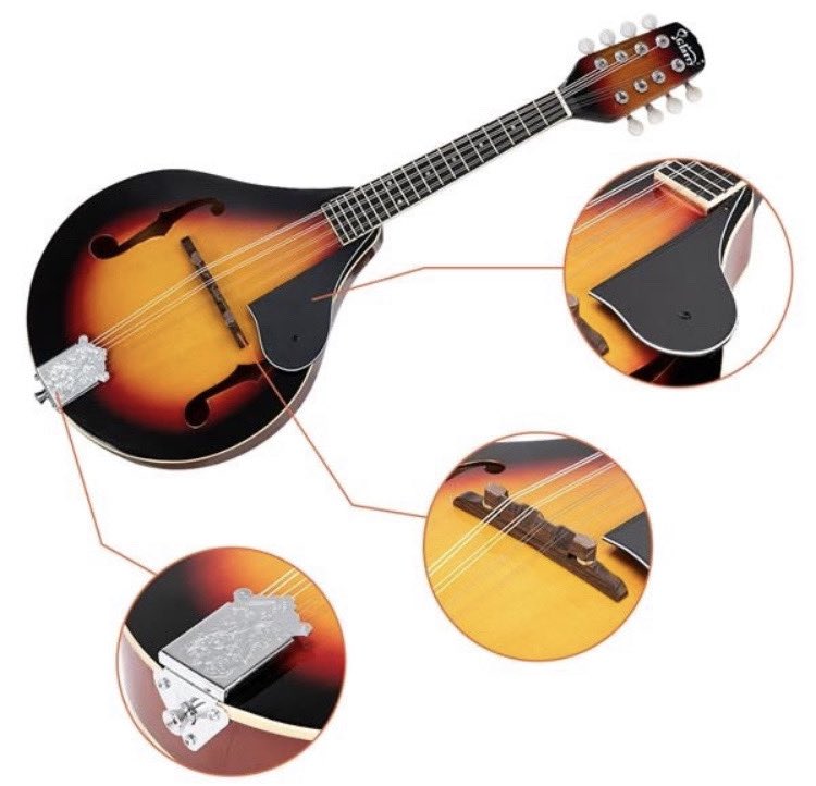 LisaJOliver0711's tweet image. £59.99 A STYLE 8-STRING ACOUSTIC FLATBACK MANDOLIN &amp;amp; PICK GUARD IN SUNSET COLOUR. FREE TRACKED DELIVERY. More information at regalosgifts.net #mandolin #stringed #instrument #onlineshop #MusicalInstruments #acoustic #Astyle #8strings  #countrymusic#lisajoliver  #Bluegrass