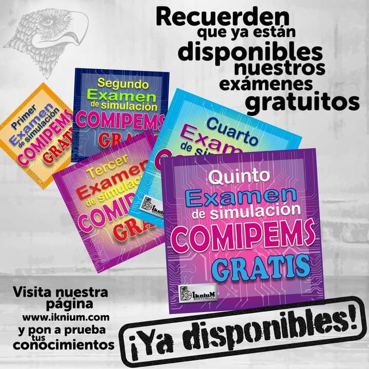 Iknium's tweet photo. Link de los exámenes: https://t.co/W6bc6xG5Hn

#COMIPEMS #iknium #GRATIS #CCH #CDMX #IPN https://t.co/CNLgV1Cn1S