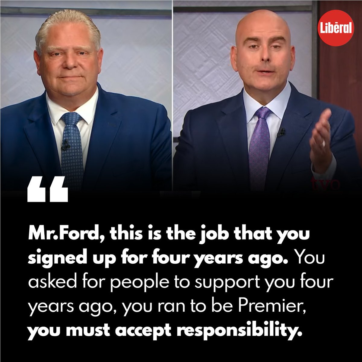 Mr. Ford, this is the job you signed up for. When the going gets tough, Ontario families need to know that they’re electing someone who will have their back. <a href="/StevenDelDuca/">Steven Del Duca</a> #TheChoiceIsYours #onpoli