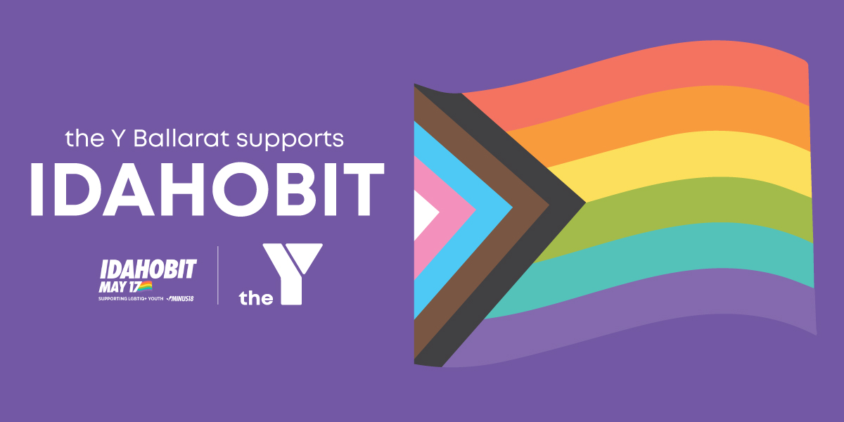 We're going rainbow at the Y Ballarat to show our support for IDAHOBIT - International Day Against Homophobia, Biphobia, Intersexism and Transphobia. We stand against LGBTQIA+ discrimination and strive for inclusive, diverse workplaces and communities. #IDAHOBIT2022 🌈🌈