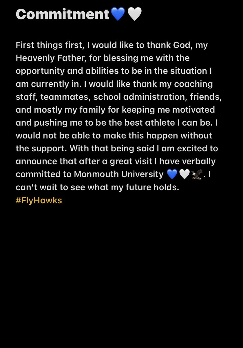 #committed💙🤍 <a href="/MUHawksFB/">Monmouth Football</a> <a href="/Coach_BNeal/">Bishop Neal</a> <a href="/CoachGabeMU/">.</a> <a href="/Coach_Kirk4/">Andrew Kirkland</a> <a href="/MontWright856/">Coach Wright</a> <a href="/BuckJones_7/">Certified Boss</a>