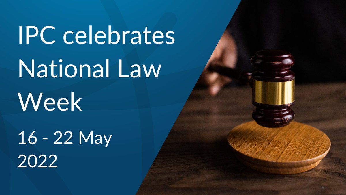 IPCNSW's tweet image. National Law Week promotes community awareness and understanding of the law, the legal system and the legal profession. 

The Information and Privacy Commission NSW supports #NationalLawWeek, 16 – 22 May 2022. Learn more bit.ly/38nD3nT