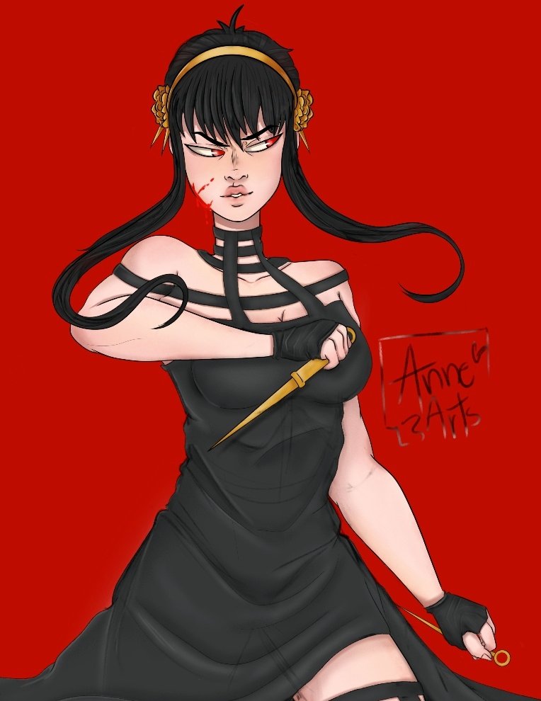 AnneAtsdig's tweet photo. Desenho lindo q fiz do anime #SPYxFamily pfvr ajudem dando 💖🔄🙏🙏 https://t.co/YCc3iPrA24