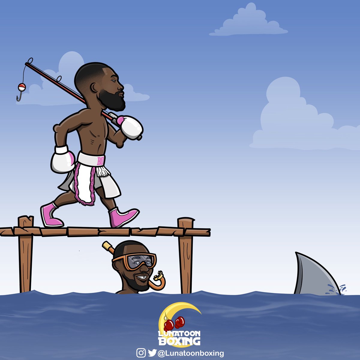 lunatoonboxing's tweet image. Going fishing 🎣🦈🥊 #boxing