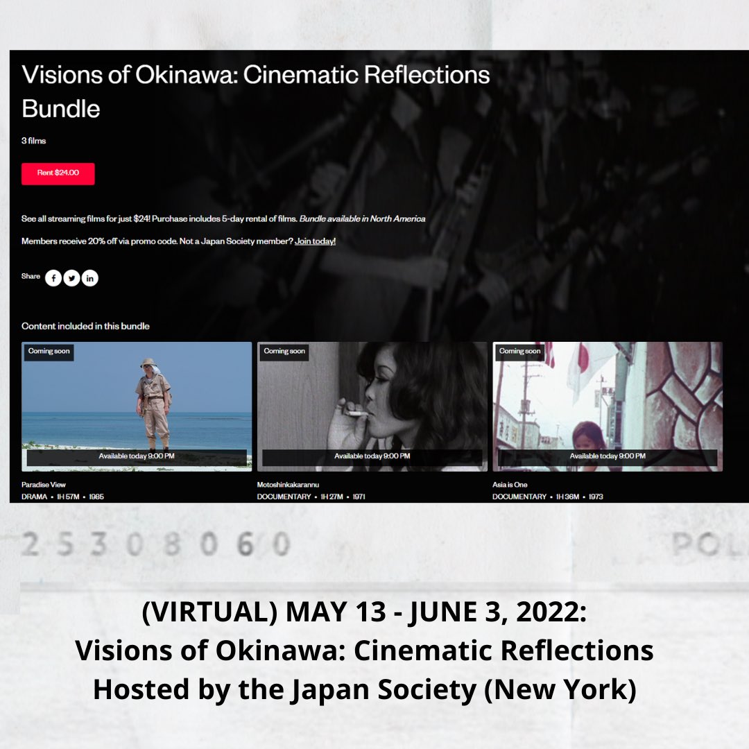 The Okinawa Memories Initiative tweet media