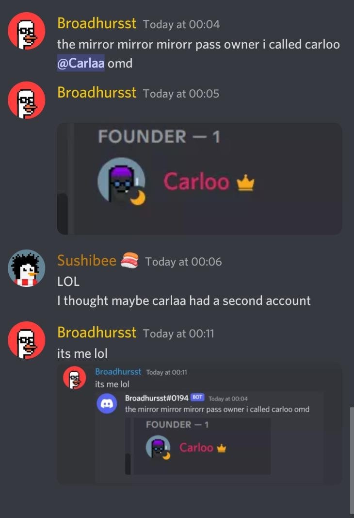 thethirdmirror's tweet photo. @CarlaMacias8914 am I you? or you am I? 🤪 https://t.co/86Fjc6kaVi