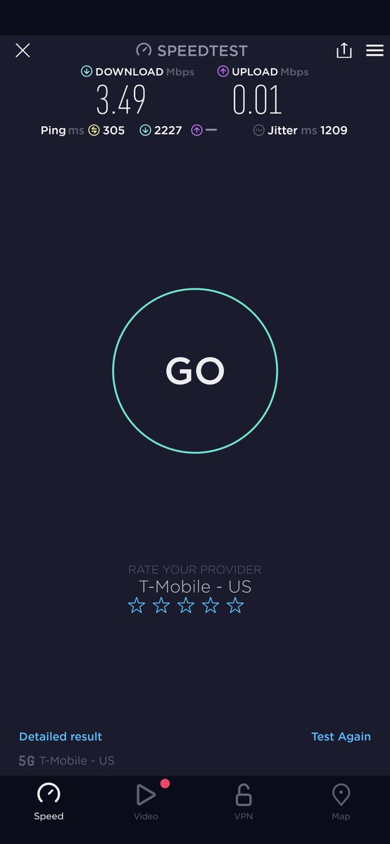 kgeissler2's tweet photo. @tmobile What's up with the high pings and slow 5g speeds in Rowlett, TX? Been like this for a week. https://t.co/7U3k7AQw66