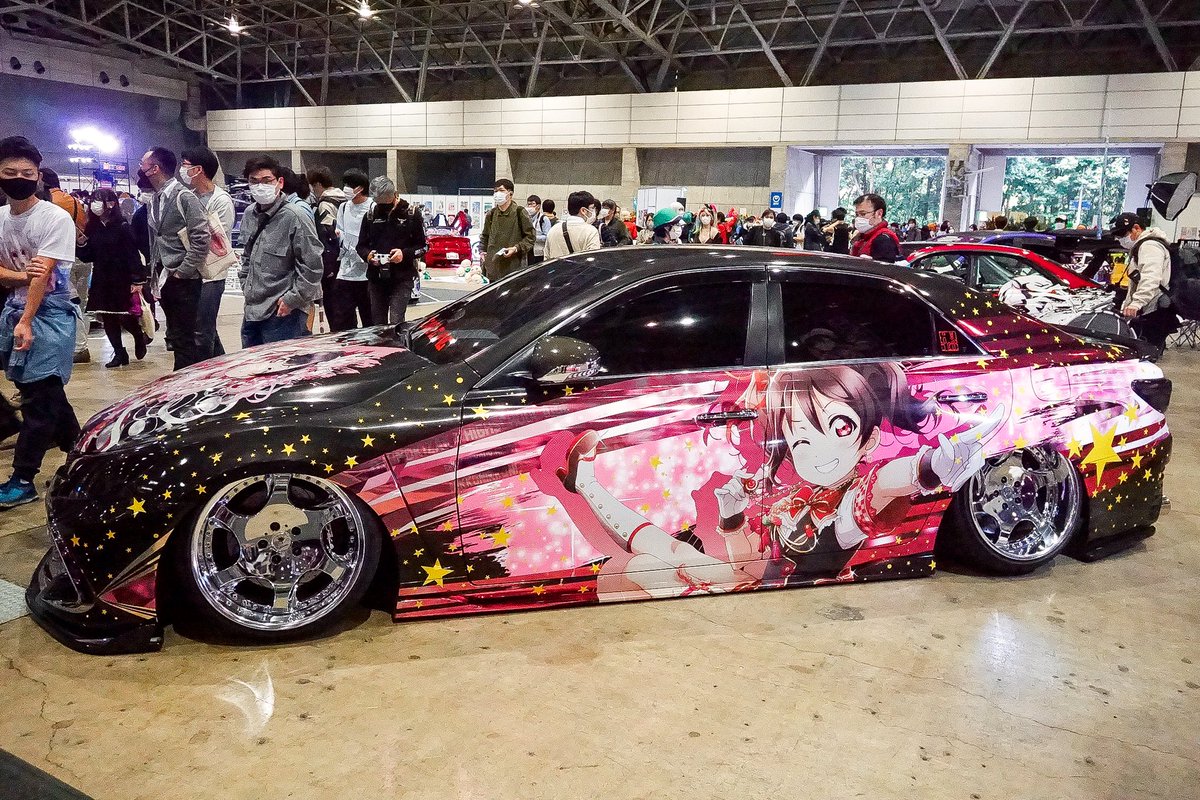 hamaxgoon's tweet photo. おはようございます！
このマークXの痛車、
凄かったなあ🌸
#痛車 #itasha #decocar https://t.co/zSPy4HYCid