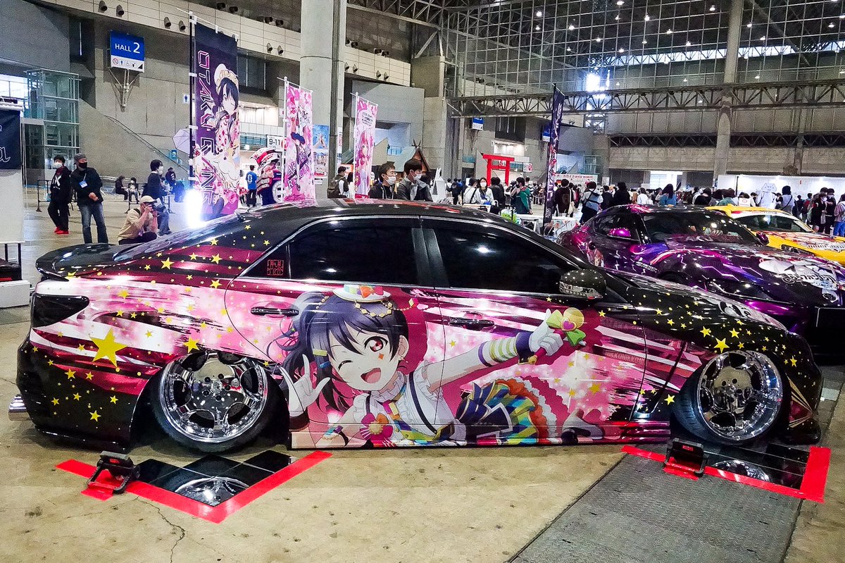 hamaxgoon's tweet photo. おはようございます！
このマークXの痛車、
凄かったなあ🌸
#痛車 #itasha #decocar https://t.co/zSPy4HYCid
