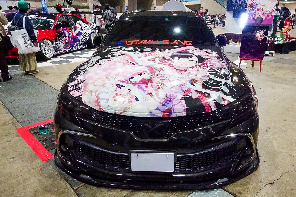 hamaxgoon's tweet photo. おはようございます！
このマークXの痛車、
凄かったなあ🌸
#痛車 #itasha #decocar https://t.co/zSPy4HYCid