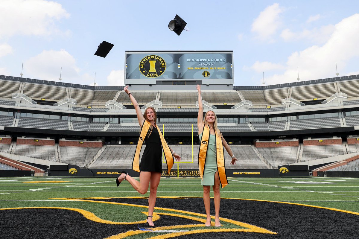 IowaXC_TF's tweet photo. After a busy weekend at the B1G Championships, we want to congratulate all of our student-athletes who graduated this weekend! 💛🖤

We are so proud of all of you for getting it done on AND off of the track! 🎓

#Hawkeyes x #FightForIowa https://t.co/yMlamQpxtf