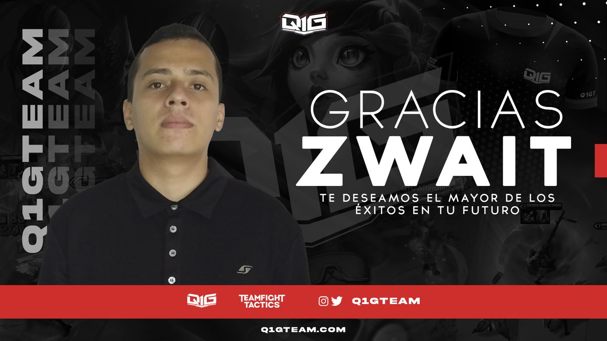Q1Gteam's tweet photo. ¡Gracias @zwaitlan por toda tu entrega, por tu talento y por confiar en el proyecto desde el inicio! 🙌

Todos en Q1G te deseamos el mayor de los éxitos en tu futuro competitivo y personal ❤️ https://t.co/bdQriIzRrH