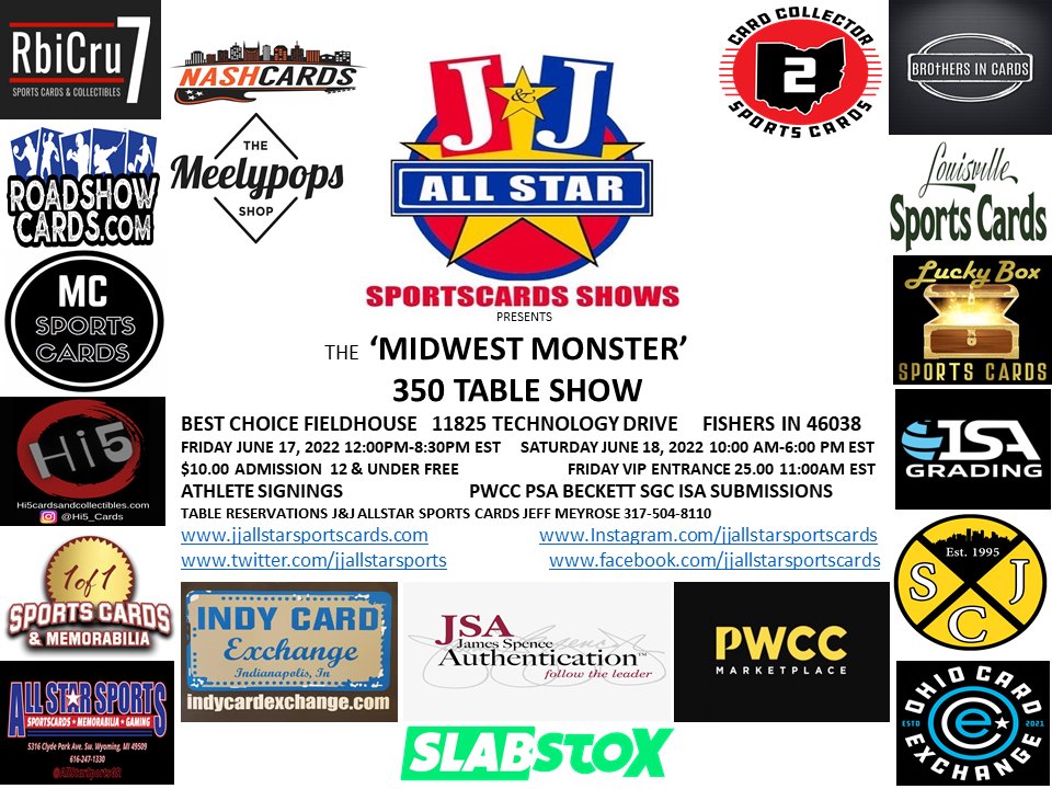 J & J Allstar Sports Cards Shows on Twitter ""Midwest Monster" Sports