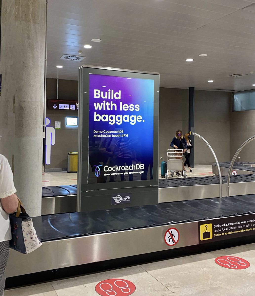 CockroachDB's tweet photo. We’re in Valencia! https://t.co/ikkSNJpZ7r