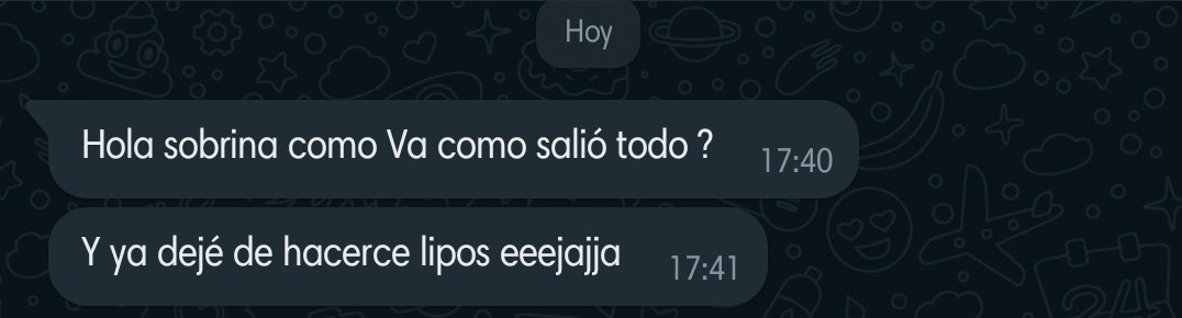 E aqui mi tio burlandose