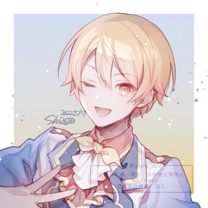 咲希ちゃん描いたから司くんも描くしかねぇってなったから描いた司くんおたおめちょっとデジタル分かってきたかもしれない…?#天馬司誕生祭2022#prsk_FA #shisoART 