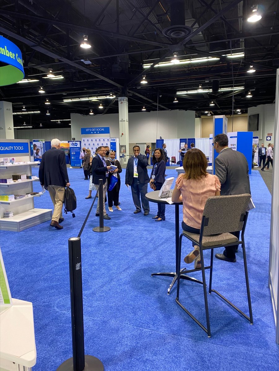 ASQ's tweet photo. Luciana Paulise signs copies of her book, "We Culture: 12 Skills for Growing Teams in the Future of Work," after presenting at #WCQI2022. https://t.co/xPFdV3GbA2 https://t.co/lzAlTRGxOn