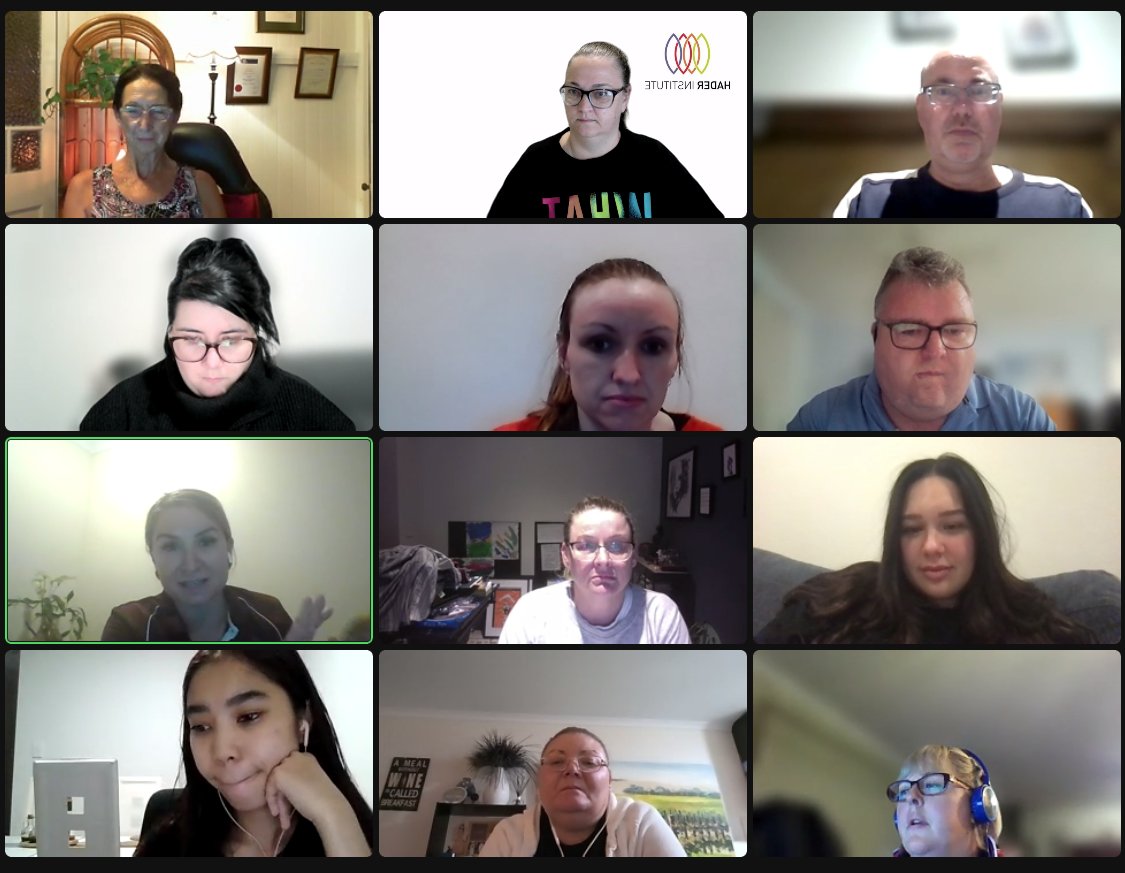 haderinstitute's tweet photo. Our trainer Claire Kuyper delivered an engaging session offering our learners an interactive, learner lead session sharing their experience in a range of scenarios. 
https://t.co/wGBHwqQydp

#mentalhealth #haderinstitute #AOD #studyonline https://t.co/S1FiVod59j