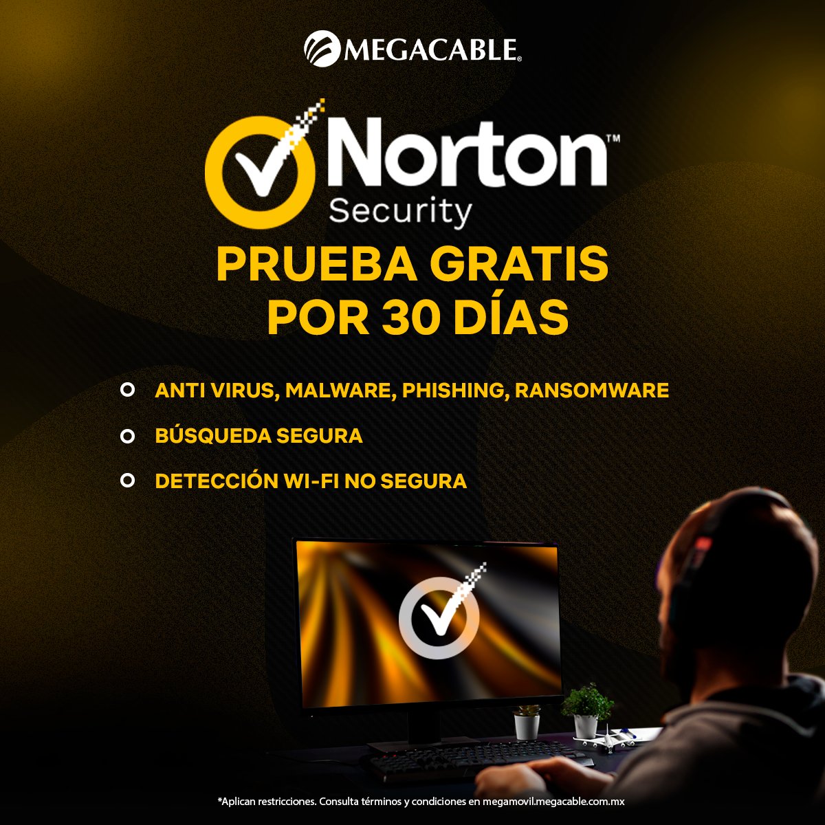 Megacable's tweet photo. Navega seguro y protege tus dispositivos con #NortonSecurity
🔹Navegación segura
🔹Password Manager
🔹Multidispositivo
Contrátalo aquí: https://t.co/6gEY1d7nHF
📞Ventas 33 9690 1234
📱Whatsapp https://t.co/SahX3qSxOx
📱Telegram https://t.co/xqGqGFivw2
📞Atención 33 9690 0000 https://t.co/0n0anHJw5j