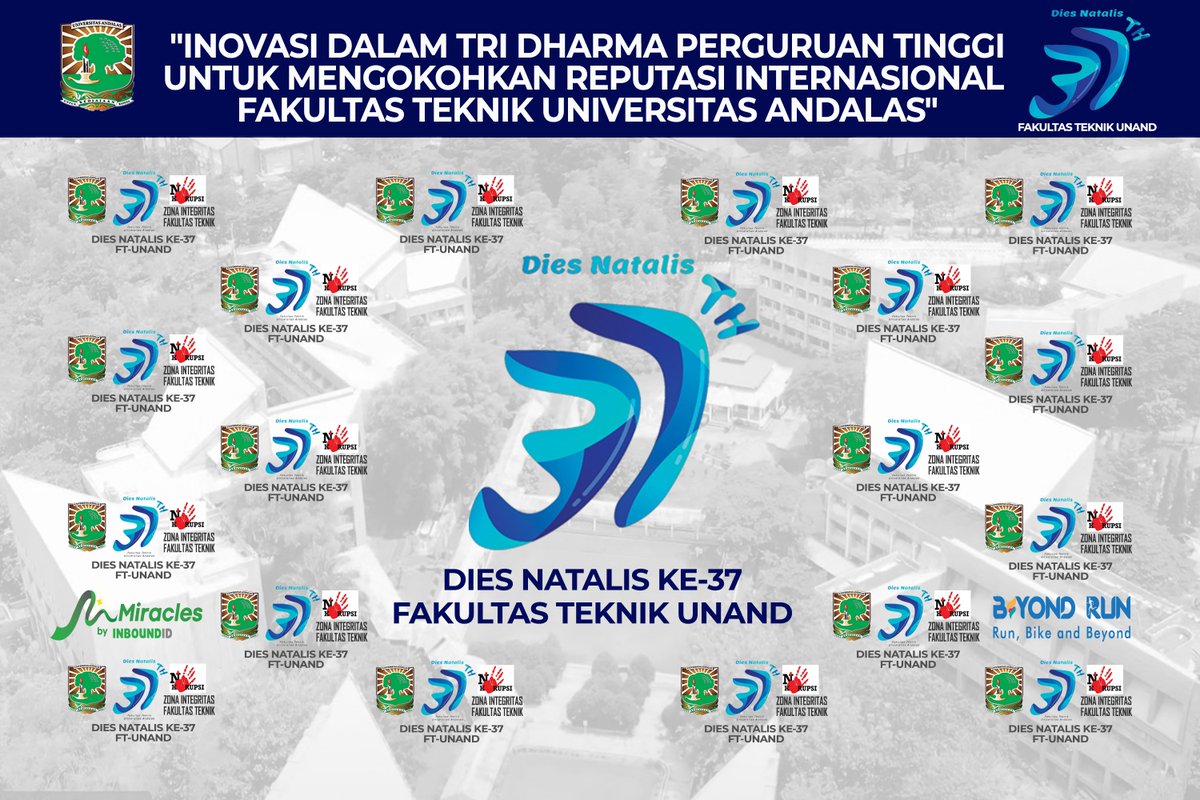 UnandTeknik's tweet photo. Get Ready for ACARA DIES NATALIS FAKULTAS TEKNIK KE 37 Start at 09.00 AM
#diesnatalisft37 #teknik #unand https://t.co/8I83WkZN5z