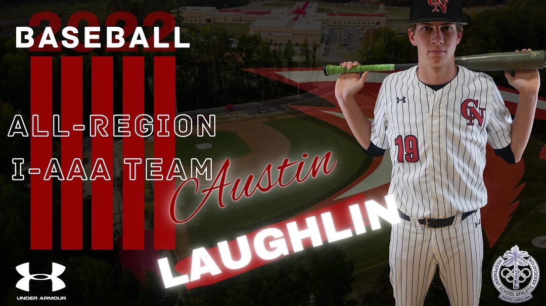 CNathletics1's tweet image. Congratulations to our Baseball Players named to the 2022 All-Region I-AAA ⚾️ Team! #BackTheBird

⚾️ Logan Busenlehner
⚾️ Parker Hocutt
⚾️ Austin Laughlin
⚾️ Matthew Hafner