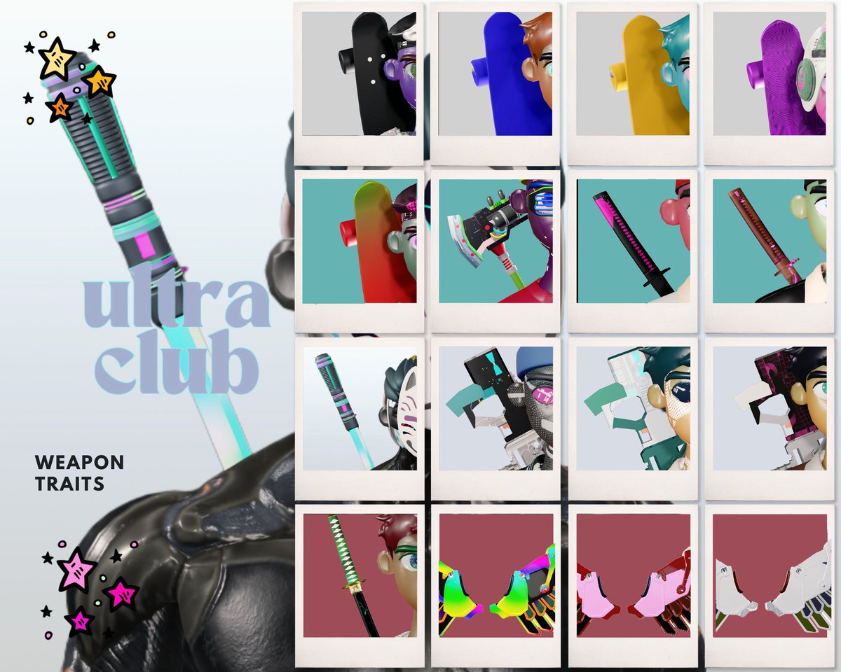 "Weapon Luggage" trait rarity order ⭐️ #SolanaNFTs