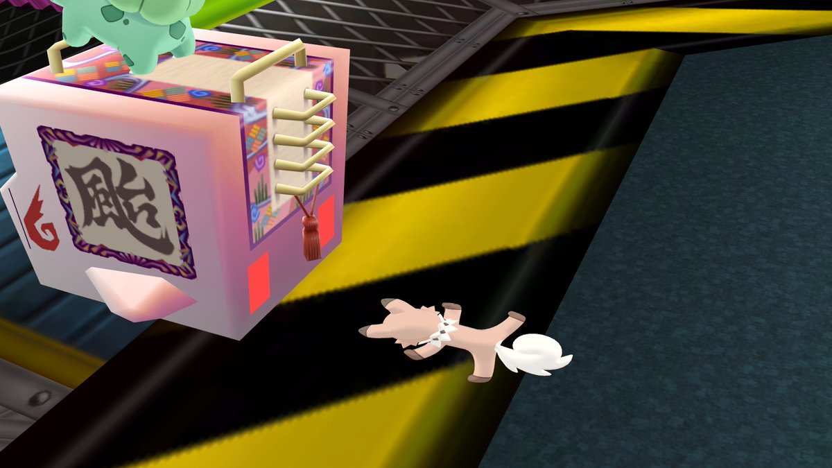 SquishyLeafeon's tweet photo. Probably not a good idea to be on foot in a kart racer! https://t.co/IgGNi0mCN0