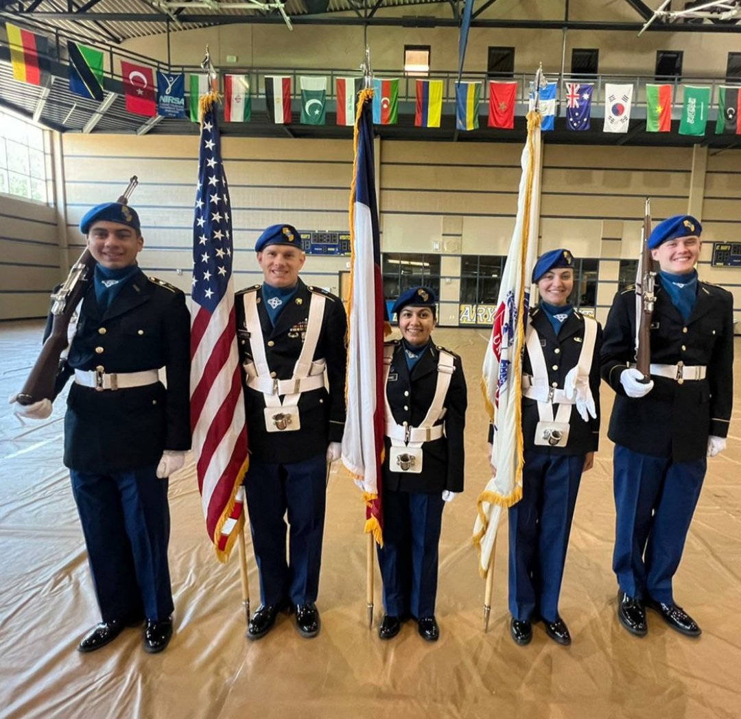 StMarys_ROTC's tweet photo. #StMU Spring 2022 Commencement Ceremony! Congratulations #Rattlers! #LeadershipExcellence @StMarysU @5thBrigadeROTC https://t.co/tei4GQzisu