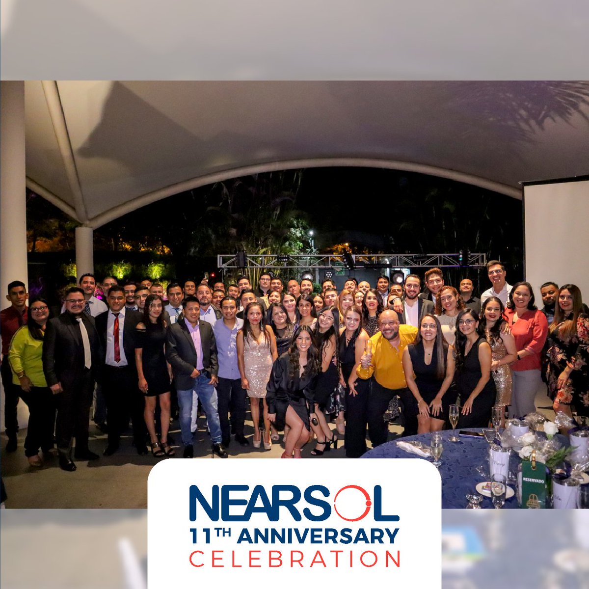 nearsol's tweet photo. ✨We couldn't let this moment pass without a celebration. We've been in business for 11 years, and it's all because of the passion and commitment of our #NearsolFamily members.✨

Here's to another great year! 🤩✨

#Nearsolgt #ItFeelsLikeFamily #YoullLoveItHere #GPTW https://t.co/h8eCyKkcnK