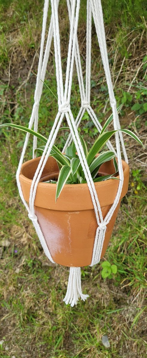 CraftyDraig's tweet photo. Please check out my Etsy. Macrame plant pot holder for sale. Free UK delivery. #Crafty
#macrame #gardendesign #flowerpot #madeinwales #handmade #outdoor
#indoor #potplant

https://t.co/b5Bs1Gy03Q https://t.co/5PS95KDFjv