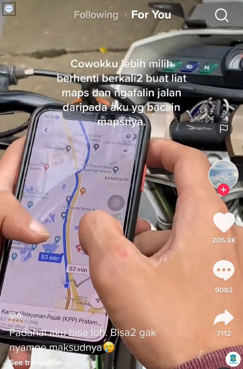 sbyfess's tweet photo. -rek pernah ngajak cewek main, dia minta yang baca maps, aku percaya aja dia bisa,  Ehh masuk jalan tol cok.

Dia make mode mobil https://t.co/81Ri37JNS8