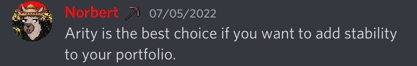 We are proud to see the Singularity, our community, feeling safe rn.

A promise is a promise and Arity aimed to empower Singulars by providing them with safety for eventual crises by allowing them to mine real sustainable gold turning their crypto into an Arity Pass.

Gold=money.