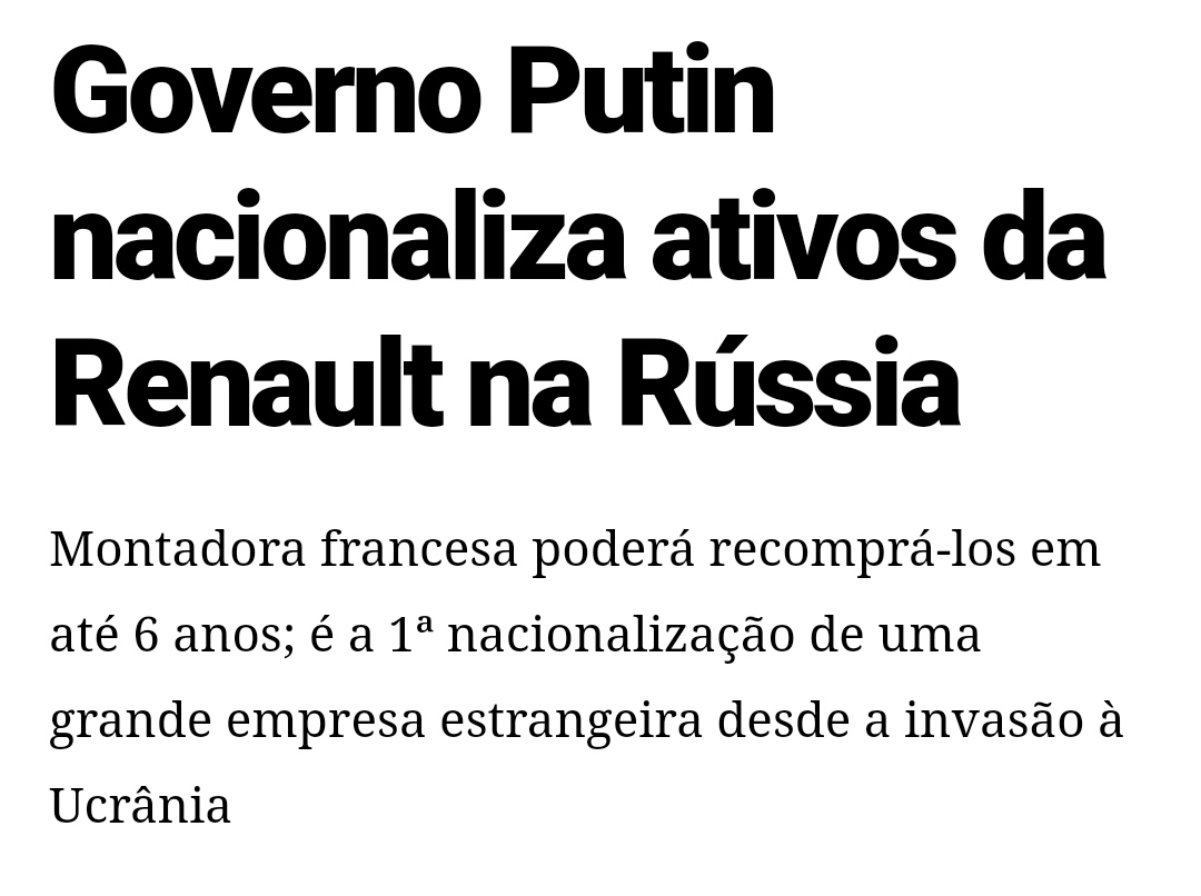 DosFalidos's tweet photo. Eita... Renault vendendo seus ativos, McDonald's saindo fora da Rússia,
Mundo tá regredindo para uma nova guerra fria,
Será? https://t.co/tM740nbn0n