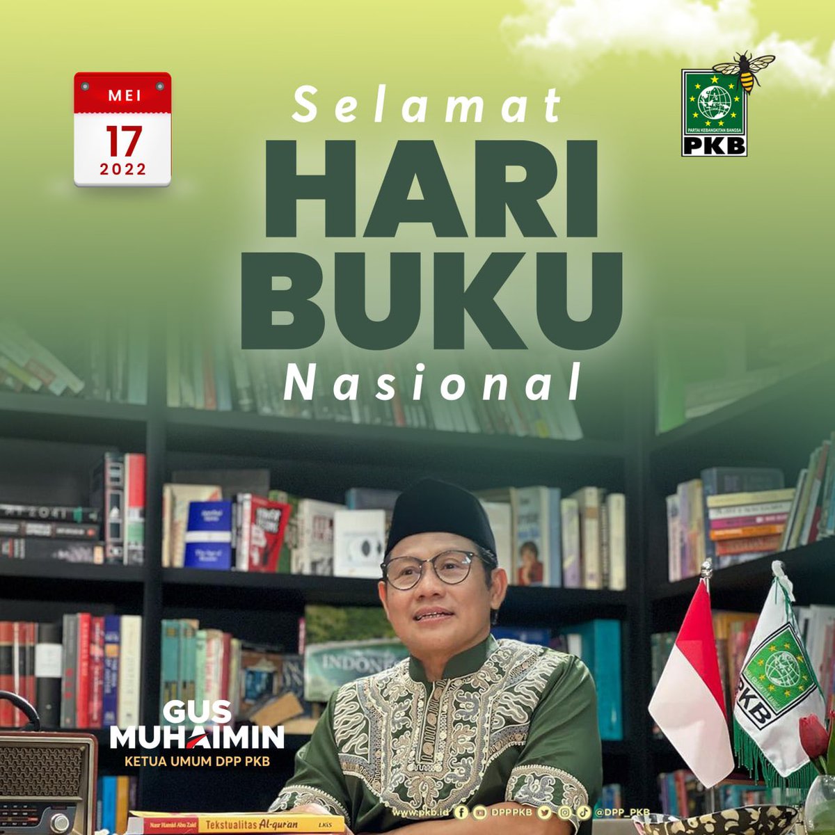 Selamat Hari Buku Nasional!

“Aku rela di penjara asalkan bersama buku, karena dengan buku aku bebas” - Mohammad Hatta.

#muhaiminiskandar #gusmuhaimin #gusmuhaimin2024 #pkb #booknationalday #haribukusedunia