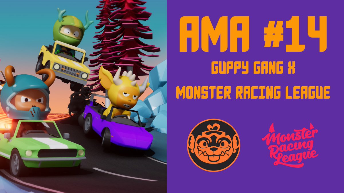 guppygangnft's tweet photo. Hello Fellow Guppies! 👋

We are happy to be hosting an #AMA w/ @johnoreillynz tomorrow to talk about the exciting new Play and Earn game 'Monster Racing League'! 🏎️

Tomorrow, May 17th at 10:00pm UTC, you will not want to miss this!

See you there! 👇
https://t.co/TmC6ko8WLP https://t.co/GECTsnEsvS