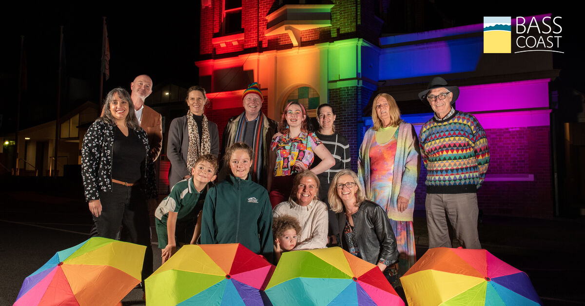 Rainbows of light in Wonthaggi for #IDAHOBIT! 🌈❤️🥇
Come and see the Civic Centre buildings and trees in Wonthaggi at dusk (or just after) today. The lights are a celebration of our #diversity and #equality.
basscoast.vic.gov.au/about-council/…
#gippsnews