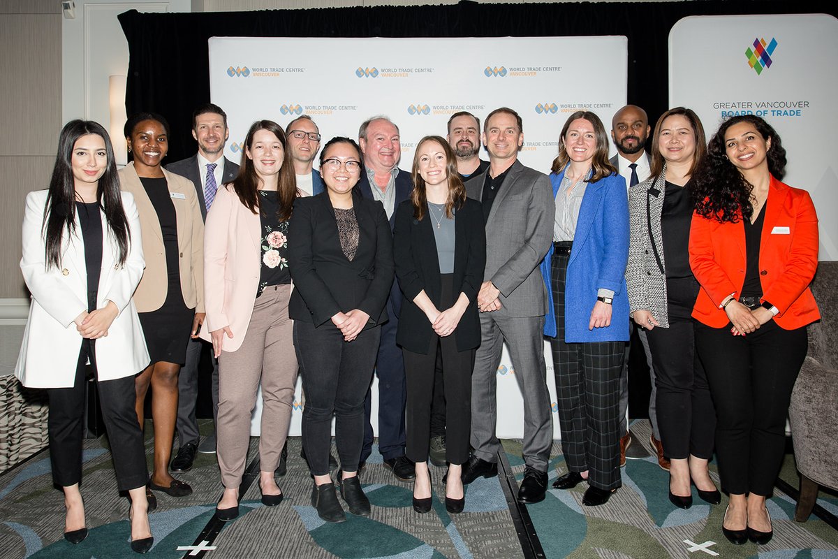 BoardofTrade's tweet photo. Thanks to all the Trade Accelerator Program (TAP) alumni who joined us at the 2022 TAP Awards and congratulations to this year’s Export Plan of the Year Award winners VMAC and Innofoods!

@AirCanada, @FaskenLaw, @PurolatorInc 

#TradeAcceleratorProgram #WTCVancouver https://t.co/JEOojY29Lq