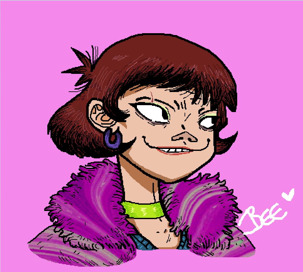 beensfwaccount's tweet photo. ok i don't have my phone anymore so i will start to draw only in ms paint.
also, noodle with different colors of hair is everything to me
#noodle #gorillaz #gorillazfanart #mspaint #staticchannel #phase7 #mitafestival #cult https://t.co/NZx63ev1Mf