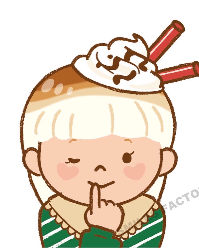 Smiles Factory イラストレーター 食べるのも好きですが 私はどうも お菓子 の見た目や香り それに結びつくワクワクする記憶に誘われてしまうようで 自由にイラストを描く際にはつい甘いものとの組み合わせになってしまいます